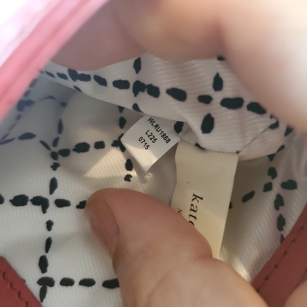 Kate Spade Red Leather Wristlet NWOT - Picture 6 of 7